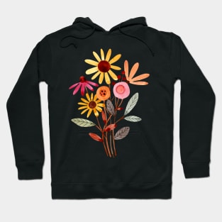 Watercolor Floral Bouquet Hoodie